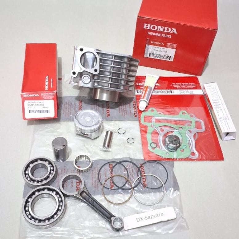 Blok seher komplit K44 Stang Seher plus bearing Kruk as set Honda Beat Pop Beat Esp Beat Fi Starter 