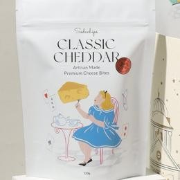 

Classic Cheddar Cheese Bites 140G Healthy Sna By Sodachips No Msg
