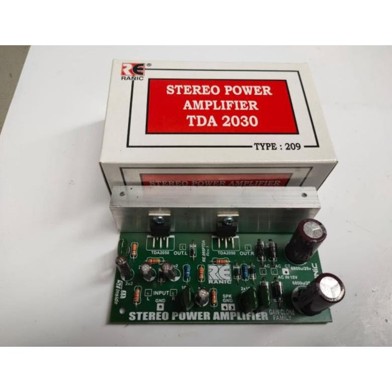Kit power tda2030 tda 2030 stereo DiM