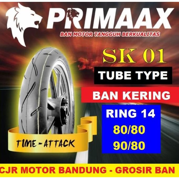 Produk Baru Ban Primaxx SK01 80/90 Ring 14 Ban Donat Motor Beat Vario Mio Sporty Soul GT J Xeon Prim