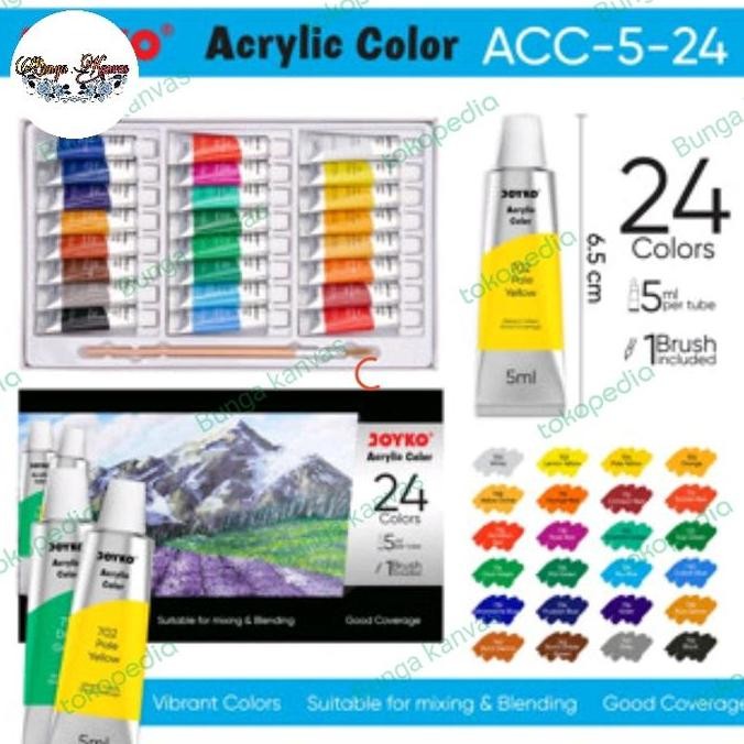

TERBARU Cat Akrilik Set Joyko 24 Warna HOT SALE!