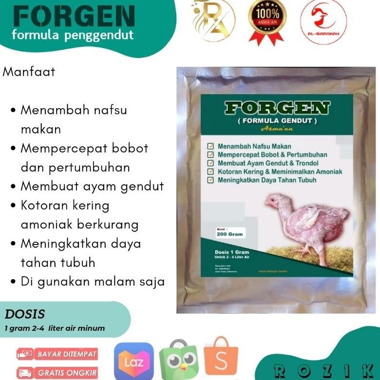NEWW Forgen Formula penggendut ayam
