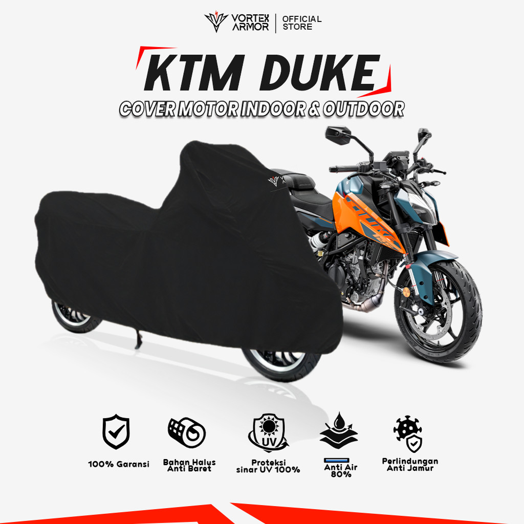 Cover Motor Ktm Duke / Sarung Motor KTM DUKE / Selimut Ktm Duke