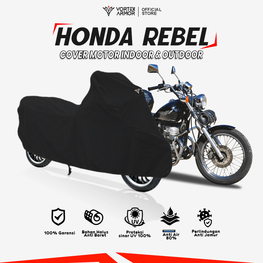 Cover Motor Honda Rebel / Sarung Motor Honda Rebel / Tutup Honda Rebel 2023 2024