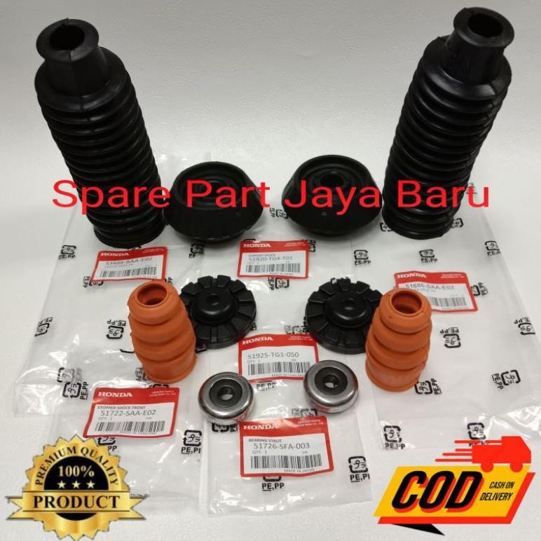 KaretSupportShockSet+KaretStopperStoperShockDepan+KaretBootShockDepanJazzGD3CityGD82003-2008