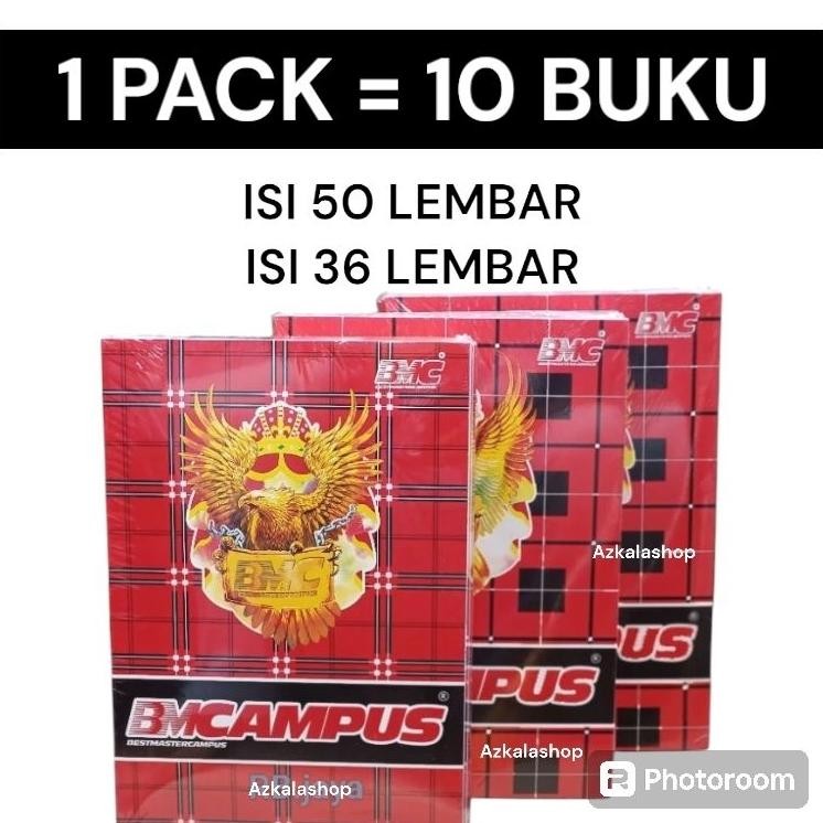 

Buku Tulis Bmcampus 1 Pa Isi 10 Buku 50 Dan 36 Lembar Perbuk
