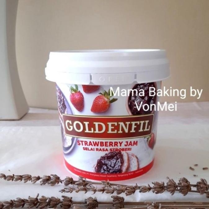 

Goldenfil Strawberry 1 Kg Selai Strawberry Filling 1 Kg