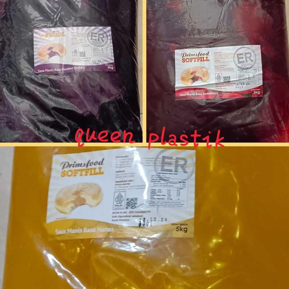 

Selai Selai Ekonomis Primsfood Nanas Strawberry Blueberry 5Kg