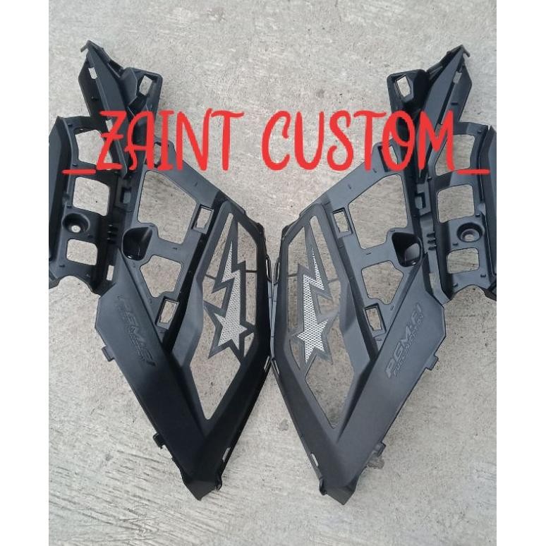 1 SET KANAN KIRI COVER SAMBUNGAN BODY KECIL VARIO LED NEW 125/150 GEN2 COAK CUSTOM