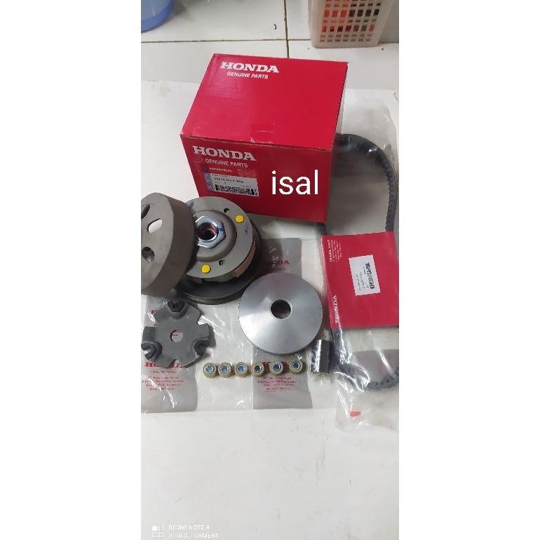 Paket komplit CVT (KVY) Honda Beat kabu/Scoopy karbu/sepacey karbu kualitas ori