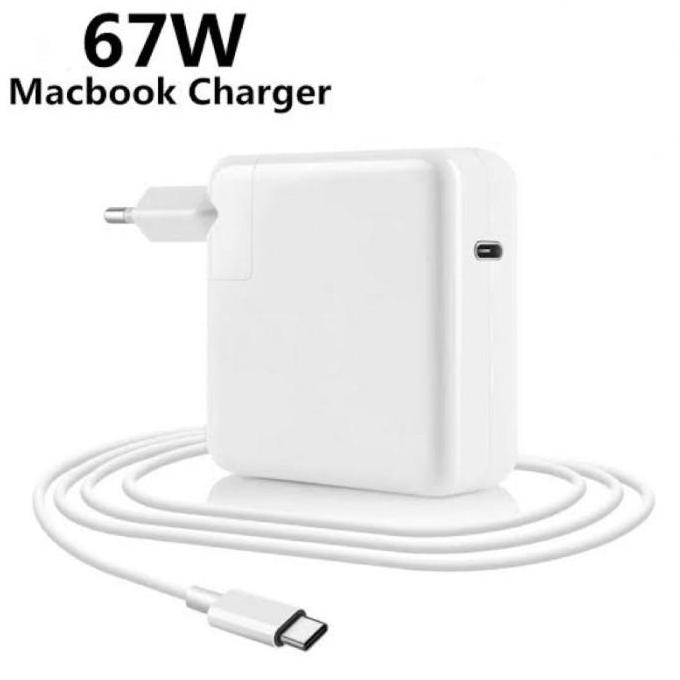 ASLI CHARGER MACBOOK PRO 13/14 INCI 67W M1 M2 M3 MAGSAFE USB-C KABEL & ADAPTOR ORIGINAL