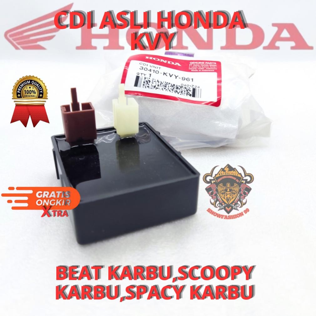 CDI UNIT BEAT KARBU KVY CDI SCOOPY KARBU,SPACY KARBU,BEAT ASLI ORIGINAL HONDA AHM