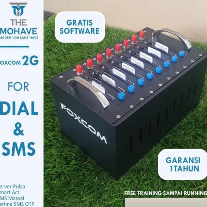 Modem Foxcom 8 Port Pool 2G Support Semua Software Sms, Dial Massal New Stok