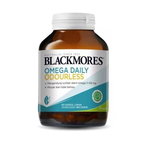Blackmores Omega Daily Isi 60 Kapsul/Omega 3/kolesterol
