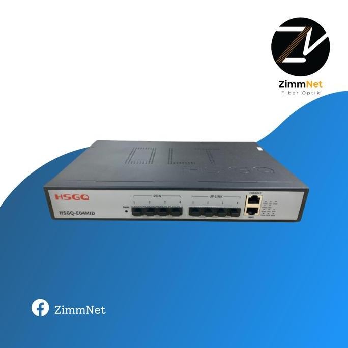 Olt Hsgq Epon 4Pon E04Mid L2 1G/ Inc Sfp Eponpx 7Db/ Sfp 8Db/ Sfp 9Db. New Stok