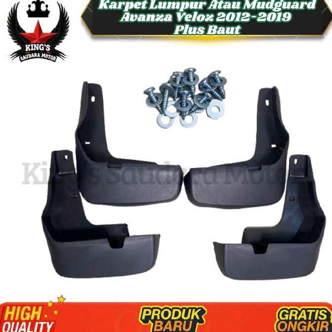 Promo / Terlaris Karpet Lumpur Atau Mud Guar Avanza Veloz 2012 - 2019 Set 4 pcs Depan Belakang Best 