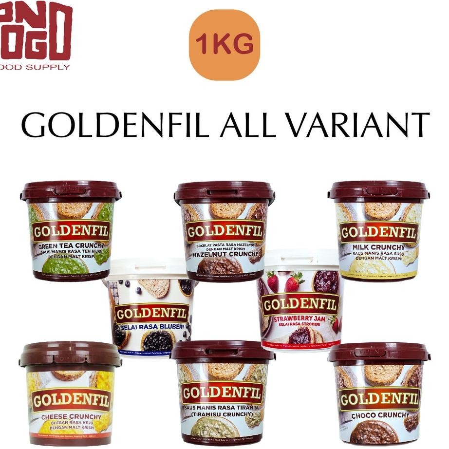 

Goldenfil 1Kg All Variant Choco Crunchy Cheese Strawberry Bluberi Tiramisu Greentea