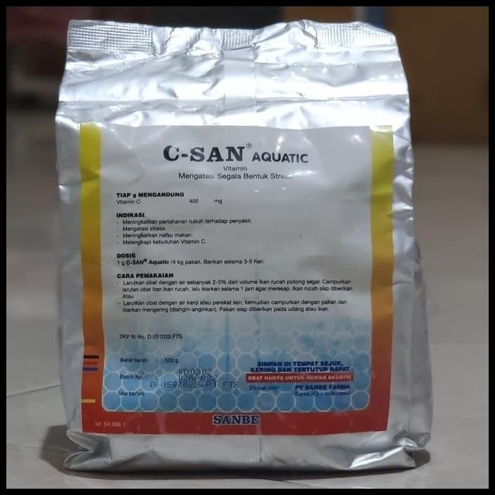 Vitamin C Ikan C San Aquatik Sanbe Farma 500 gram