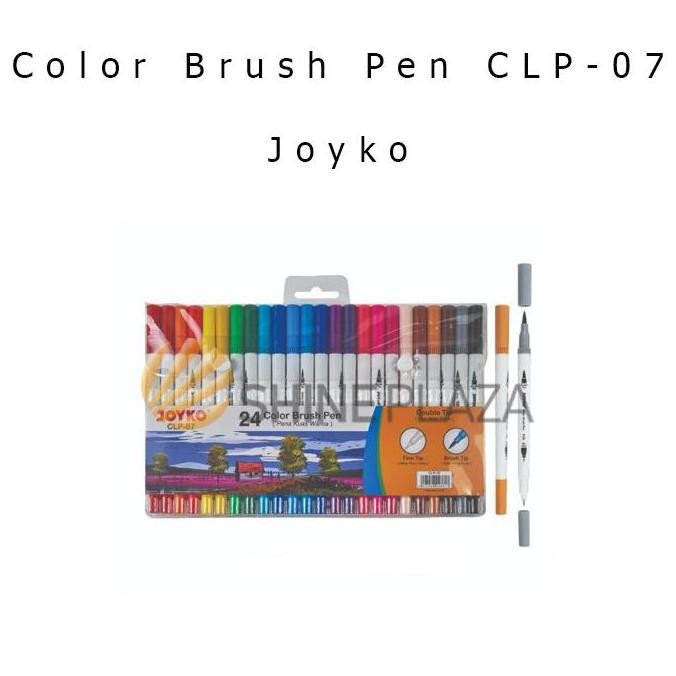 

Promo Joyko Color Brush Pen 24 Warna Clp-07 Spidol Kuas Kaligrafi Watercolor