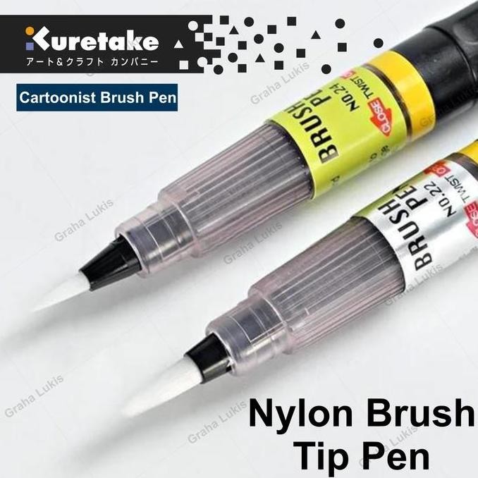

Promo Kuretake Zig Brush Pen No. 24 Fine Tip Kuas Jepang Kaligrafi Lukis Watercolor