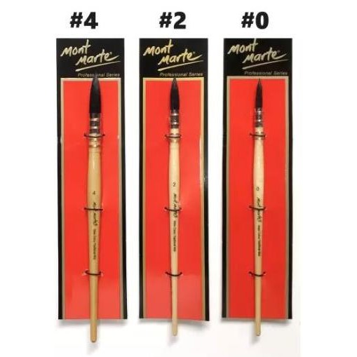 

Promo Mont Marte Watercolour Mop Brush - Kuas Cat Air Tradisional Bulat Besar