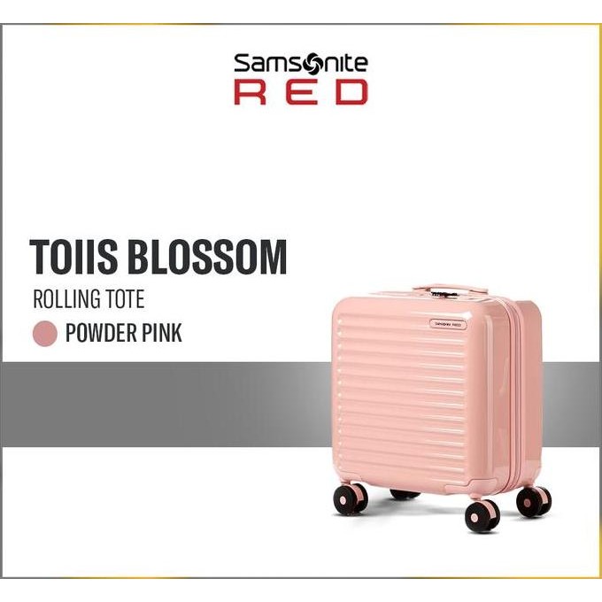 Tersedia Koper Samsonite Red Label Toiis Blossom - Rolling Tote Pink Original