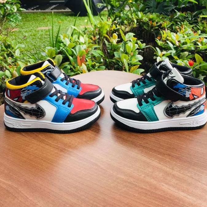 Sepatu Boot Anak Laki Import / Jordan / Spiderman / Sport / Fashion