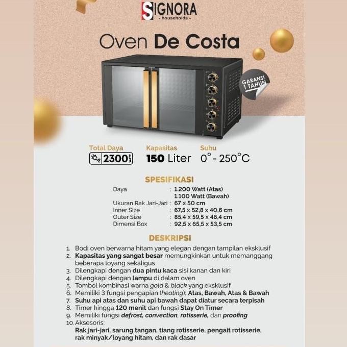OVEN DE COSTA SIGNORA