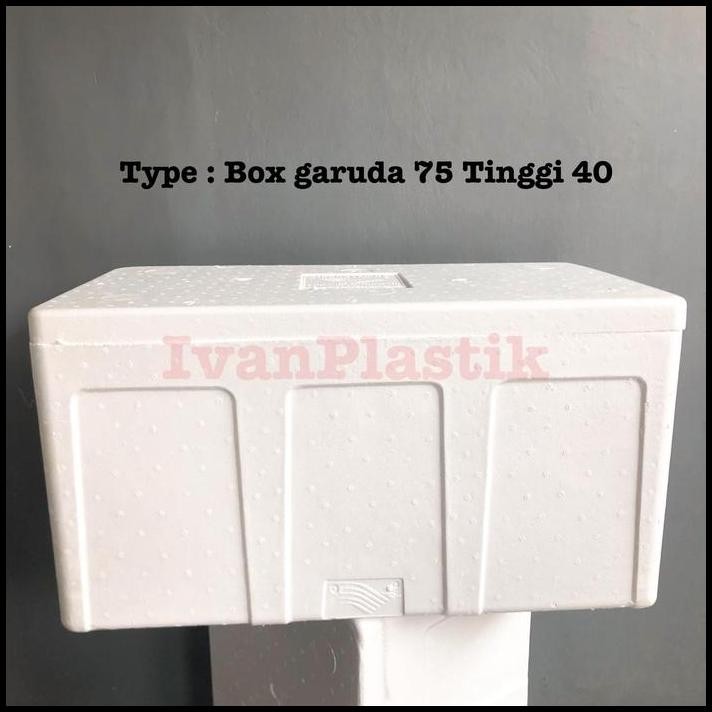 

BOX STYROFOAM GARUDA 75CM TINGGI 42CM BERAT 1500GR APPROVED GARUDA