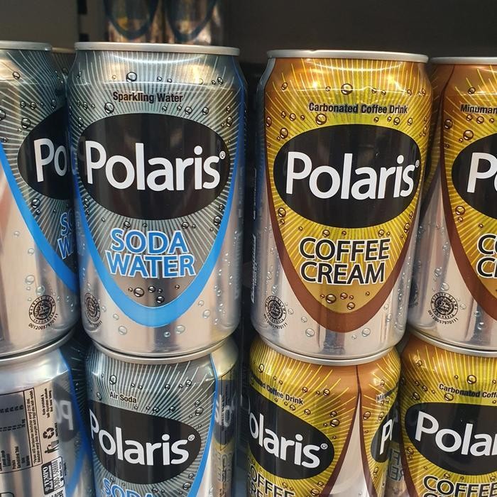 

Polaris Soda Water / Coffee Cream Minuman Kaleng (1 Dus 24Pcs X 330Ml)