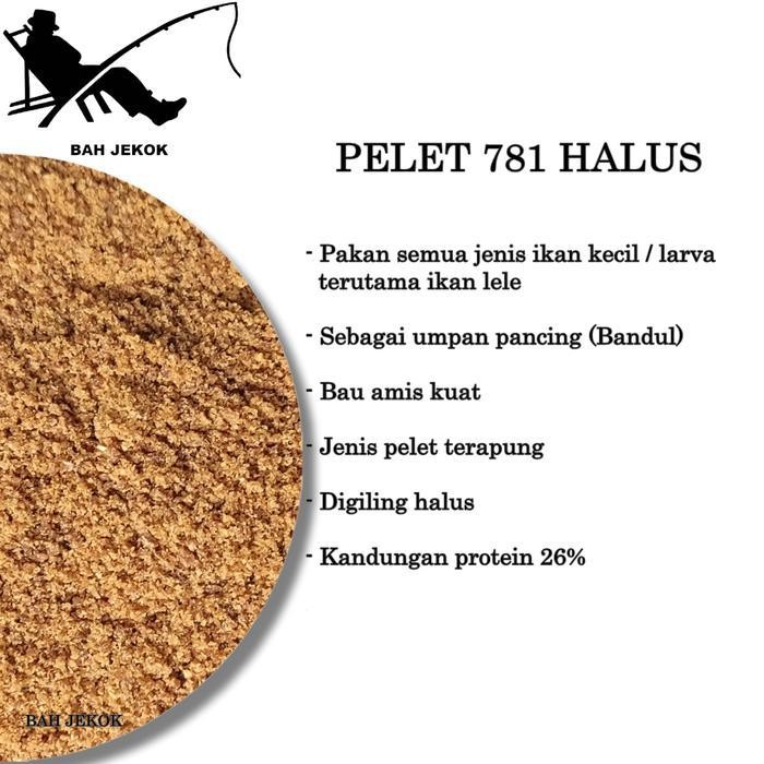 Umpan Pelet Bandul Ikan 781 Halus Galatama