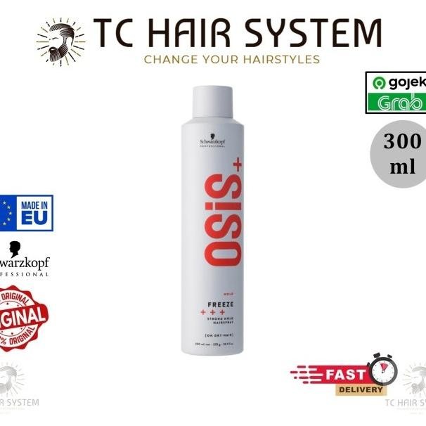 Schwarzkopf Osis Hairspray Freeze 300 Ml Hairspray Osis Freeze Strong Hold Ta Rambut Hair Spray Osis