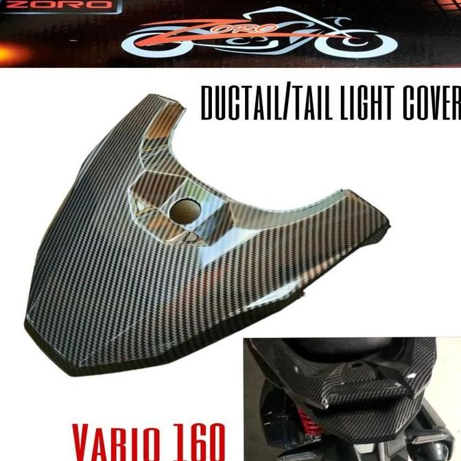 READY TUTUP STOP BELAKANG DUCTAIL VARIO 160 CBS ABS CARBON AKSESORIS MOTOR