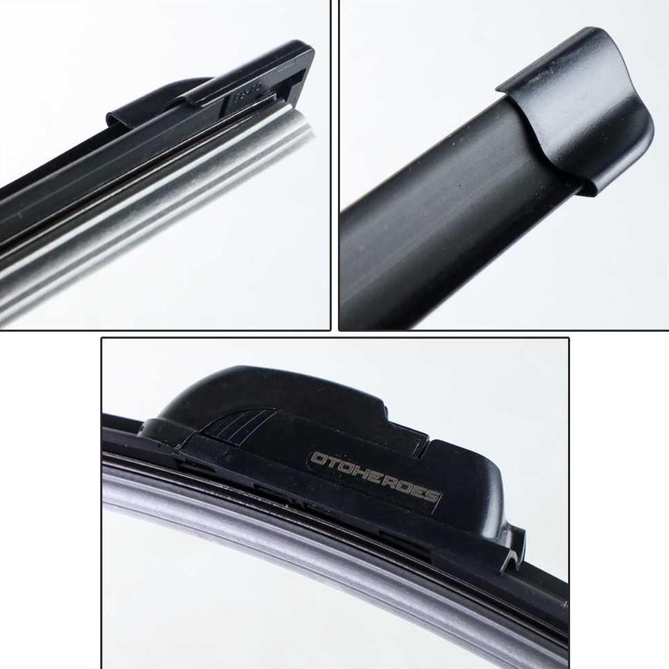 Apen 2Pcs Wiper Kaca Mobil Semua Ukuran Blade Frameless U Shape Hook Bisa Semua Merk Mobil Ayla Agya