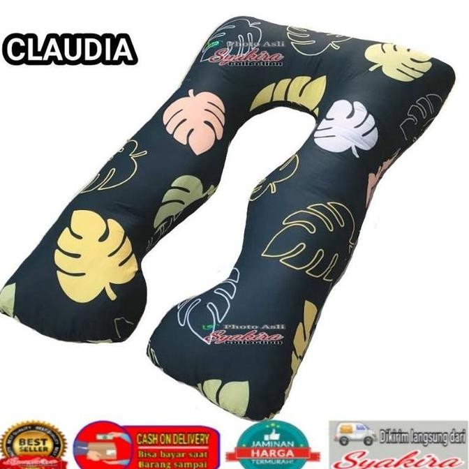 Bantal Hamil 115x70 isi silikon motif CLAUDIA
