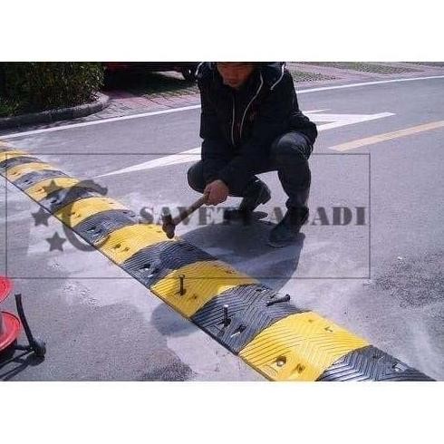 new  Promo Polisi Tidur 100CM Karet Rubber Speed Hump Polisi Tidur Karet