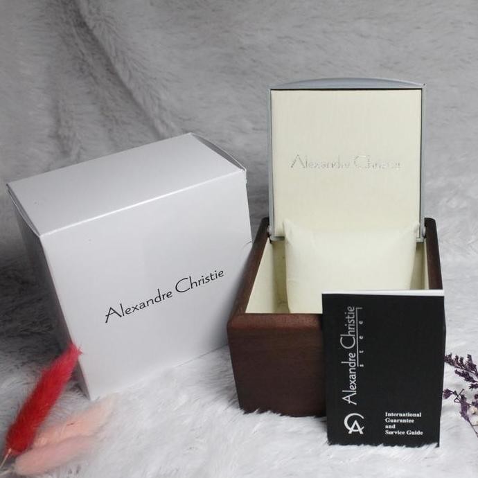 new  Jam Tangan Wanita Alexandre Christie AC 8687 AC8687 Original Stainless