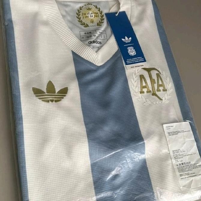 new  Argentina 50th Anniversary AFA Official Merchandise Resmi Original Authentic Jersey Classic Foo