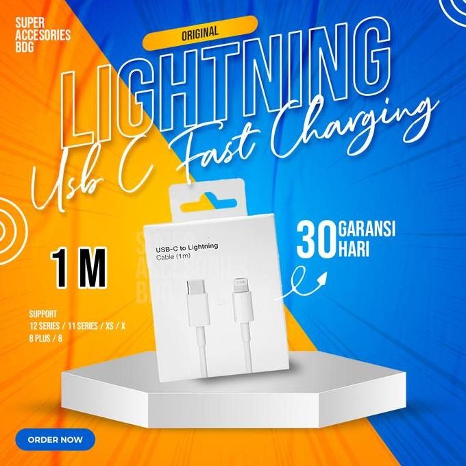 Kabel data charger iphone 11 type C | fast charging Original 100%