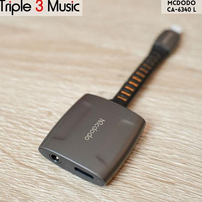 MCDODO Ca-6340 Lightning to Jack 3.5 Mm + Lightning Audio Open Mic