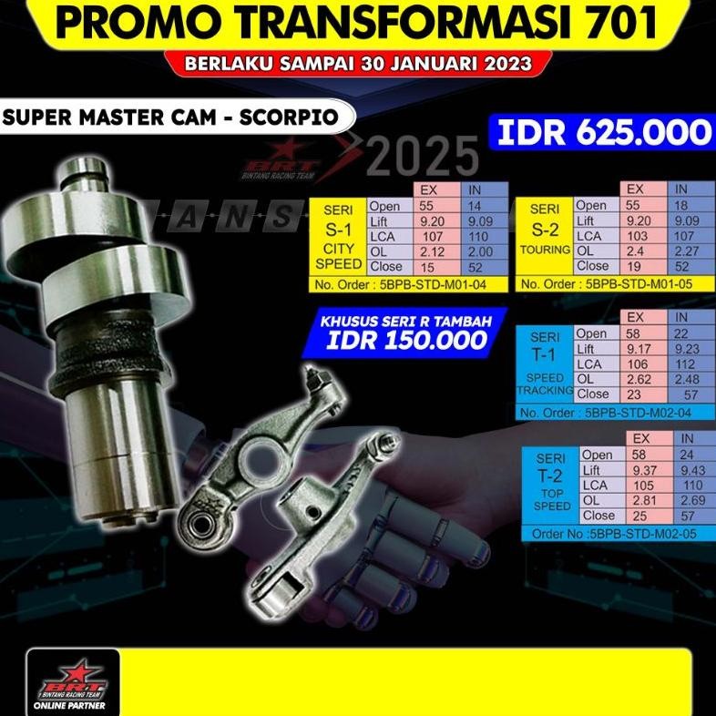 Noken as brt scorpio tipe S1 S2 T1 T2 original brt