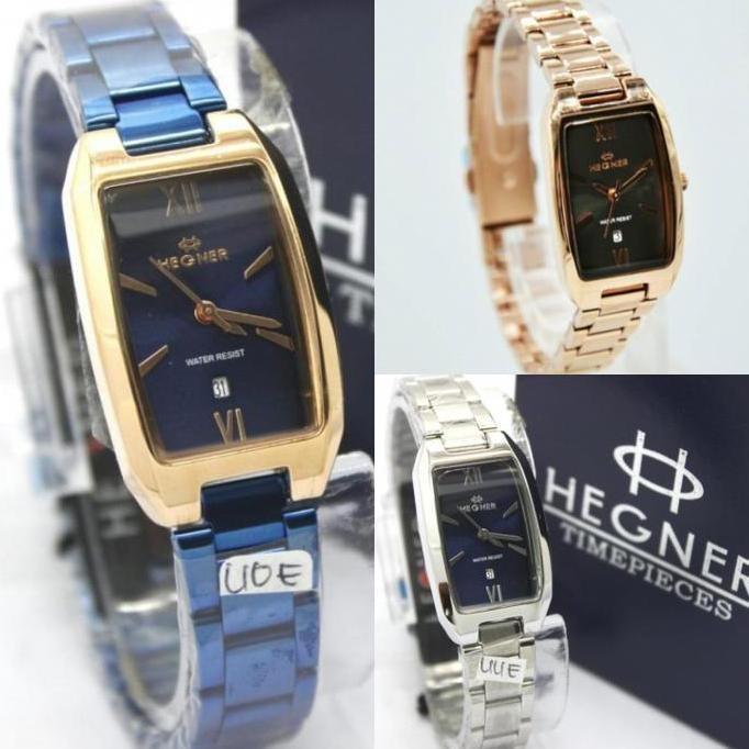 new  JAM TANGAN WANITA HEGNER 1286 ORIGINAL GARANSI RESMI 1 TAHUN