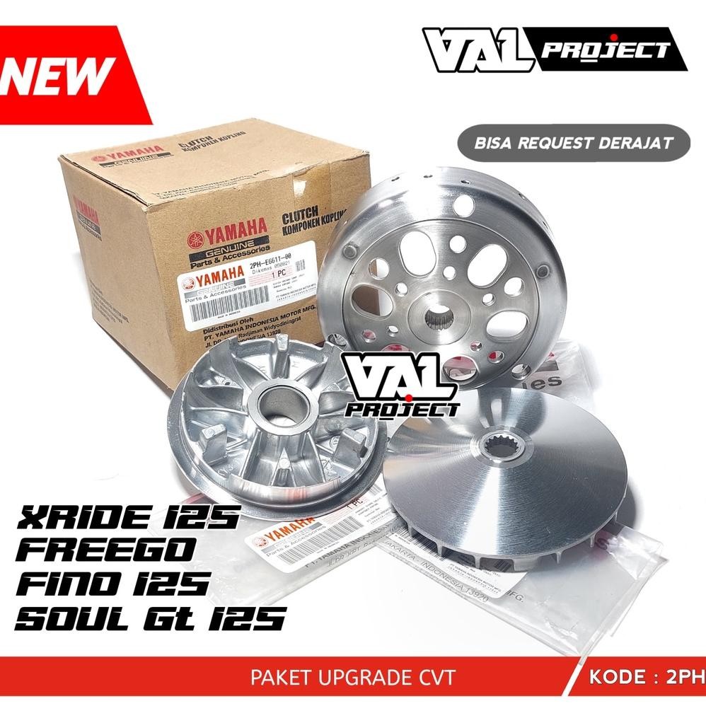 Paket Upgrade Rumah Roller Fino 125 Soul 125 Xride 125 Freego Cvt Kirian Pulley Racing Custom
