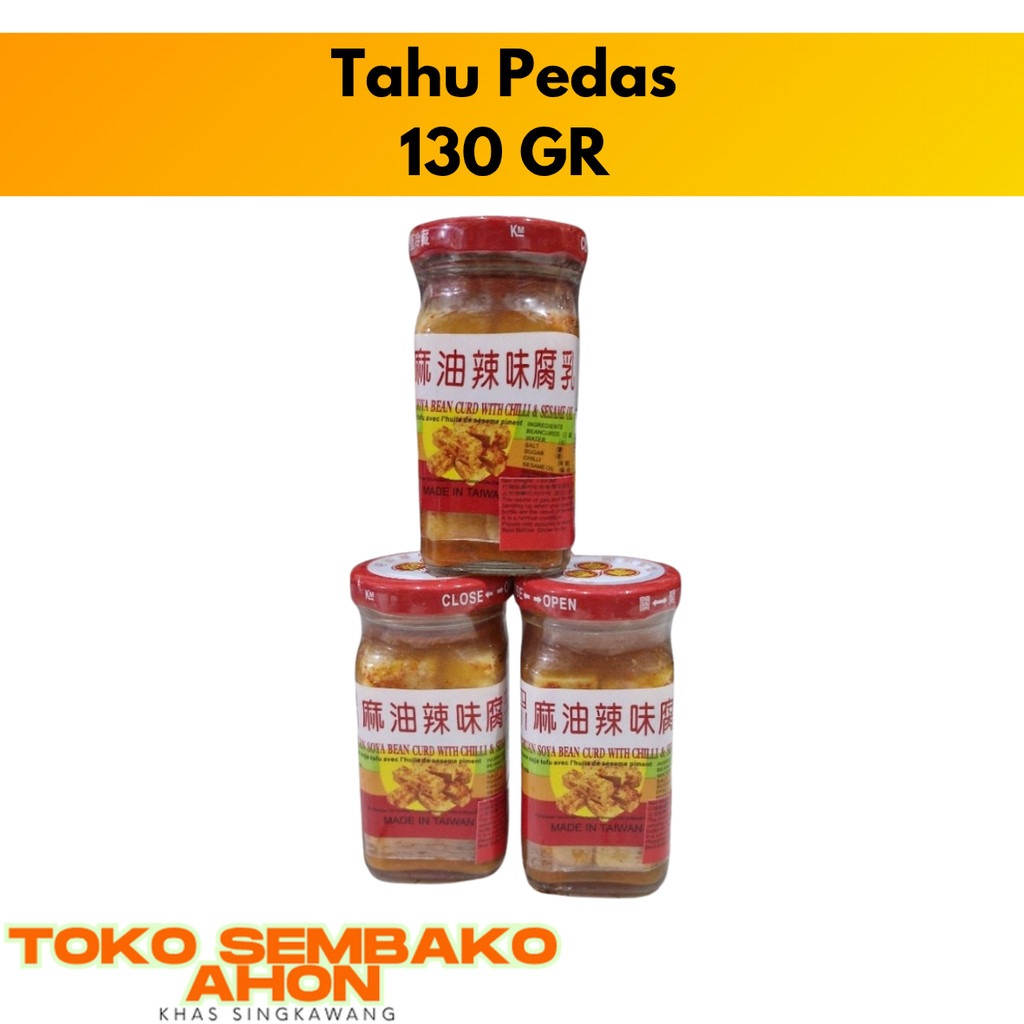 

Tahu Pedas 130 gr | Tahu Pedas FLS | Sichuan Soya Bean Curd | Chilli Sesame Oil | Tahu Pedas Kering Kaleng | Tahu Cabai Minyak Wijen