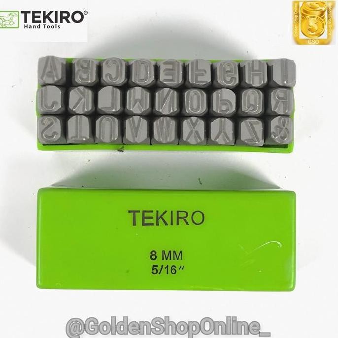 

Promo Huruf Ketok 8mm - Letter Punch 8mm Tekiro COD
