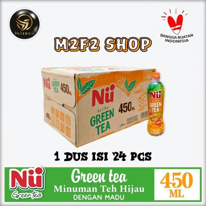 

Super Sale!, Nu Green Tea Honey | Teh Madu Botol Pet - 450 Ml (Harga Karton)