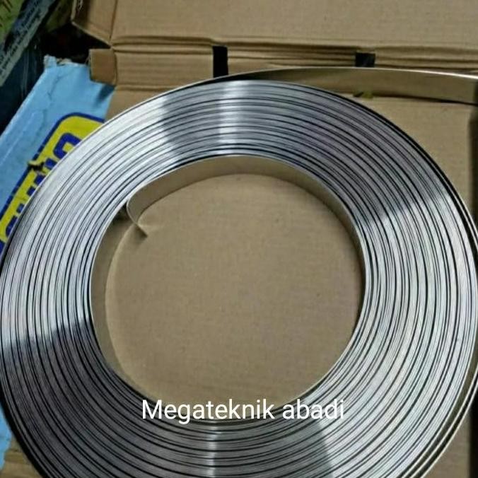 

Promo Strapping band 19 mm stainless / Tali pengikat peti 19mm stainless COD
