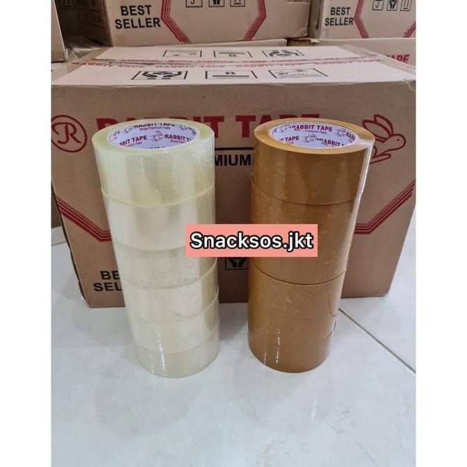 

LAKBAN 2 INCH x 100 YARD / LAKBAN 45mm 100YARD 2INCH / KUALITAS LAKBAN