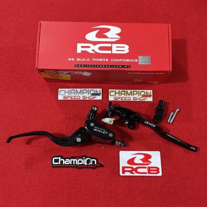 MASTER REM HANDLE REM E2 14MM OVAL RCB RACING BOY VARIO 125 150 BEAT ORIGINAL DAN TERPERCAYA