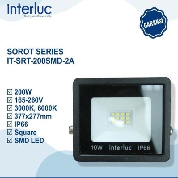 Lampu Sorot Led Interluc 200W Led Flood Light Lampu Led Sorot 200 Watt